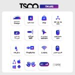 ماوس بی سیم تسکو مدل TM 692 | مشکی | گارانتی 6 ماهه توسن سیستم