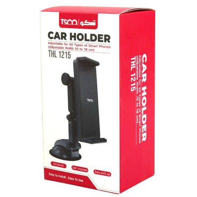 پایه نگهدارنده گوشی موبایل تسکو مدل THL 1215 | مشکی | گارانتی 12 ماهه توسن سیستم