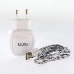 شارژر دیواری تسکو مدل TTC 46 به همراه کابل تبدیل microUSB | سفید | گارانتی 12 ماهه توسن سیستم
