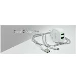 شارژر دیواری تسکو مدل TTC 46 به همراه کابل تبدیل microUSB | سفید | گارانتی 12 ماهه توسن سیستم