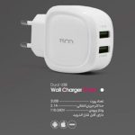 شارژر دیواری تسکو مدل TTC 46 به همراه کابل تبدیل microUSB | سفید | گارانتی 12 ماهه توسن سیستم