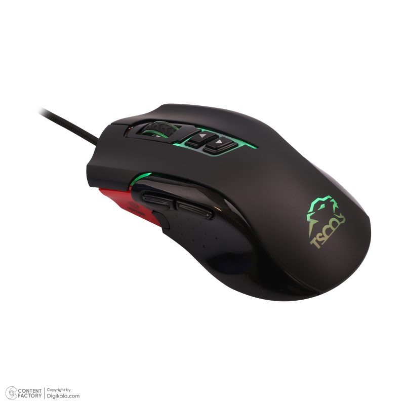 کیبورد گیمینگ تسکو مدل GKM 8205 به همراه موس، Full-size، نورپردازی RGB | مشکی | گارانتی 12 ماهه توسن سیستم