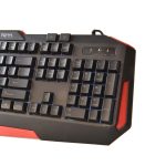 کیبورد گیمینگ تسکو مدل GK 8123، سوییچ ممبران، Full-Size، نورپردازی LED RGB | مشکی | گارانتی 12 ماهه توسن سیستم