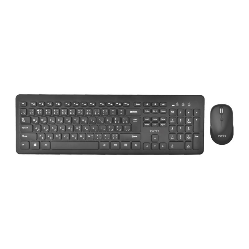 کیبورد و ماوس تسکو مدل TKM 7011WN سوئیچ ممبران، Full-Size | مشکی | گارانتی 12 ماهه توسن سیستم