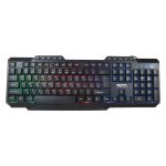 کیبورد تسکو مدل TK 8019، سوئیچ ممبران، Full-size، نورپردازی LED RGB | مشکی | گارانتی 12 ماهه توسن سیستم
