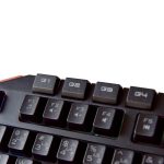 کیبورد گیمینگ تسکو مدل GK 8123، سوییچ ممبران، Full-Size، نورپردازی LED RGB | مشکی | گارانتی 12 ماهه توسن سیستم