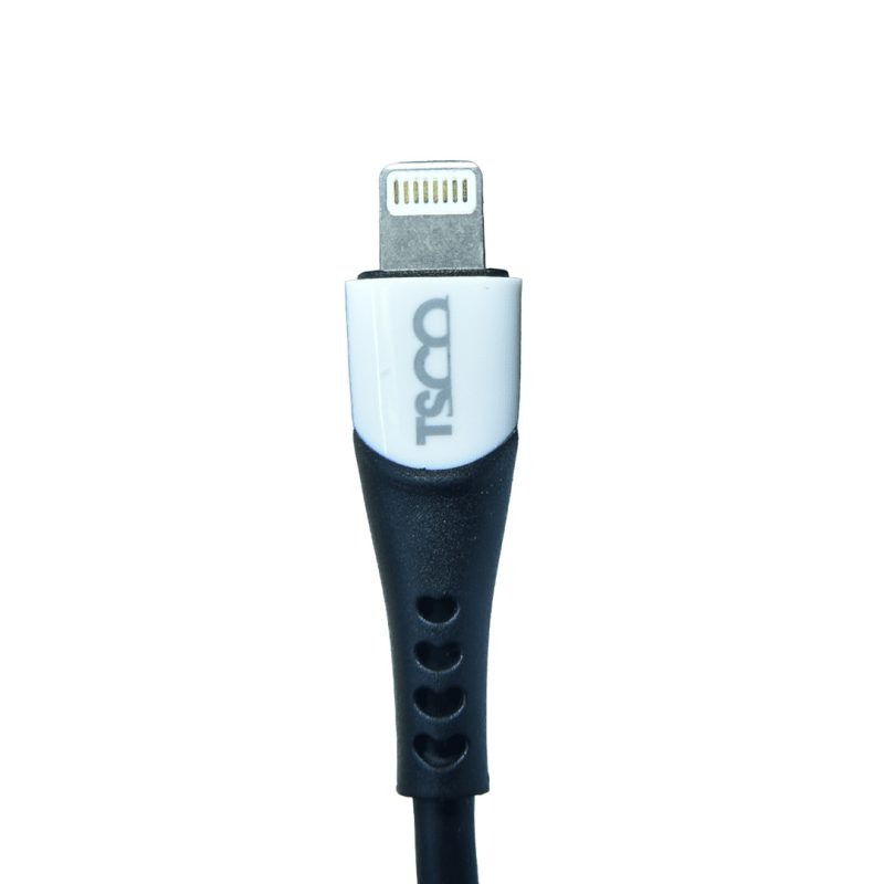کابل تبدیل USB به لایتنینگ تسکو مدل TCI 450 طول 1 متر | مشکی | گارانتی 12 ماهه توسن سیستم
