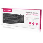 کیبورد تسکو مدل TK 8030/KB1806 | مشکی | گارانتی 12 ماهه توسن سیستم