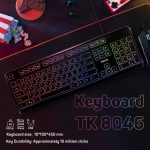 کیبورد تسکو مدل TK 8046 | مشکی | گارانتی 12 ماهه توسن سیستم