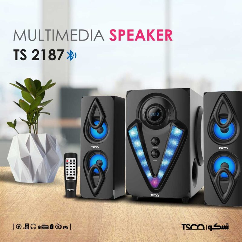 پخش کننده خانگی تسکو مدل TS 2187 | مشکی | گارانتی 12 ماهه توسن سیستم