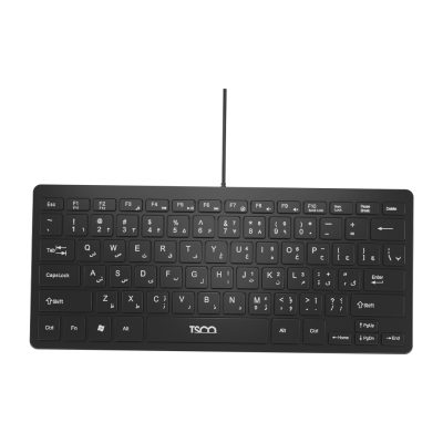 کیبورد تسکو مدل TK 8044 | مشکی | گارانتی 12 ماهه توسن سیستم