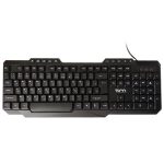 کیبورد تسکو مدل TK 8019، سوئیچ ممبران، Full-size، نورپردازی LED RGB | مشکی | گارانتی 12 ماهه توسن سیستم