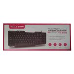 کیبورد تسکو مدل TK 8019، سوئیچ ممبران، Full-size، نورپردازی LED RGB | مشکی | گارانتی 12 ماهه توسن سیستم