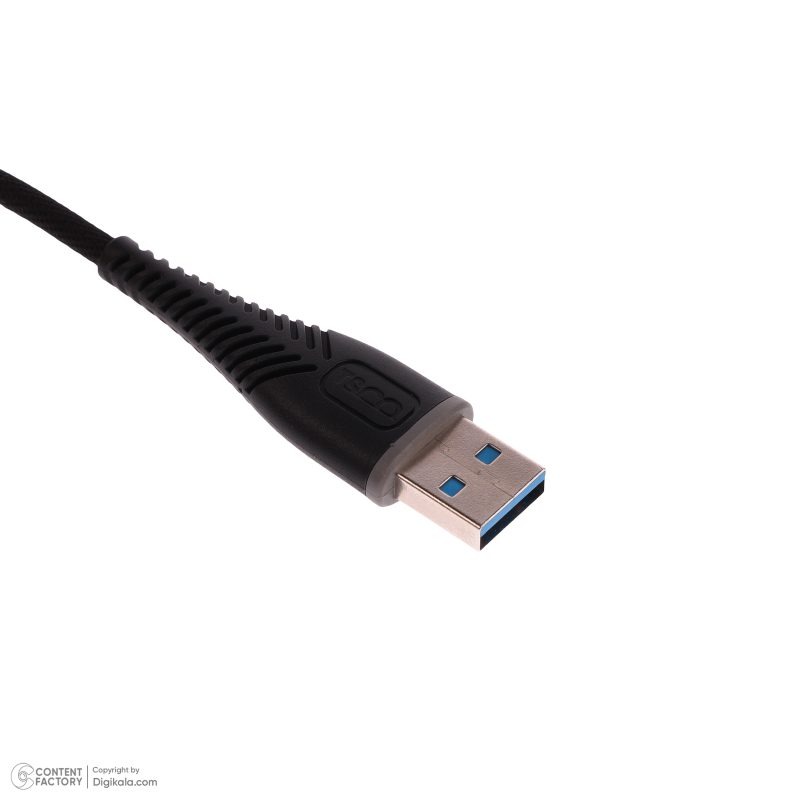 کابل تبدیل USB به USB-C تسکو مدل TCC 351 طول 1 متر | مشکی | گارانتی 12 ماهه توسن سیستم