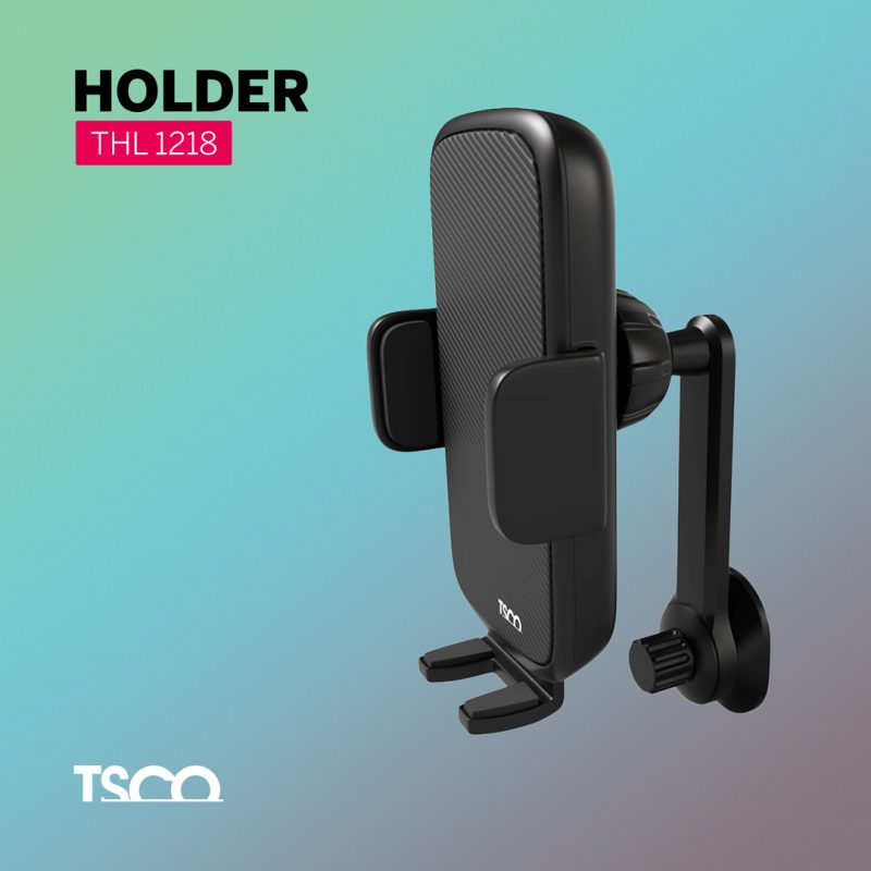 نگهدارنده گوشی موبایل تسکو مدل THL 1218 | مشکی | گارانتی 12 ماهه توسن سیستم