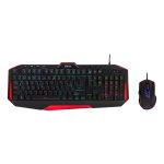 کیبورد گیمینگ تسکو مدل GKM 8205 به همراه موس، Full-size، نورپردازی RGB | مشکی | گارانتی 12 ماهه توسن سیستم