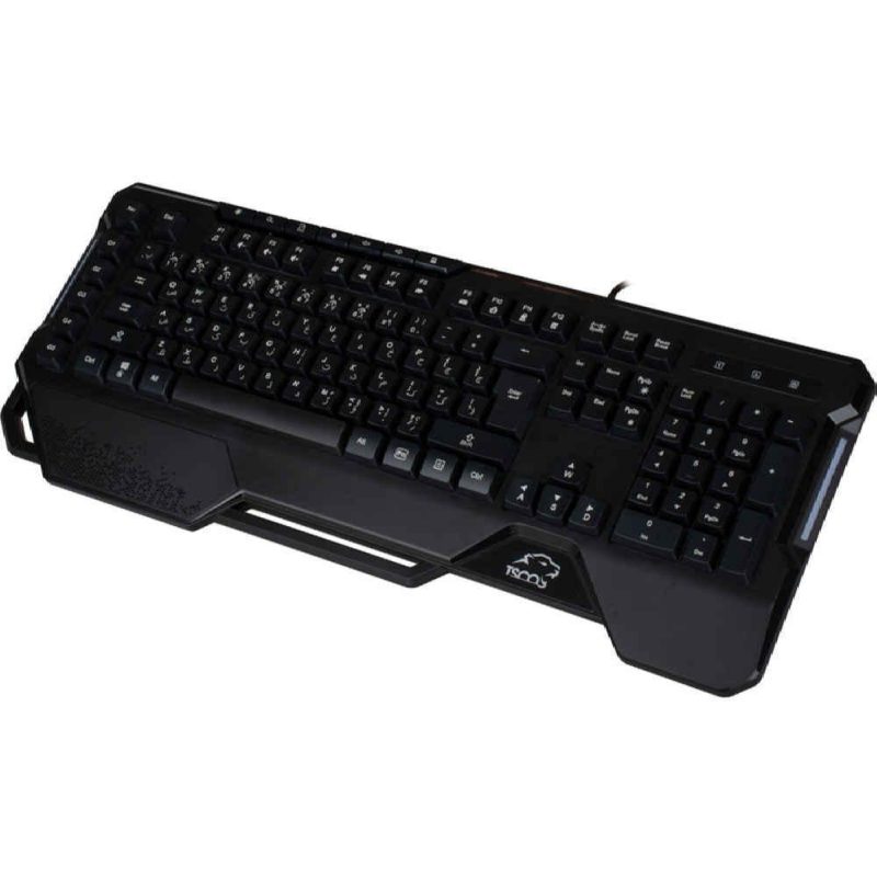 کیبورد گیمینگ تسکو مدل GK 8126، سوییچ ممبران، Full-Size، نورپردازی RGB | مشکی | گارانتی 12 ماهه توسن سیستم