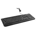 کیبورد تسکو مدل TKM 8011، سوئیچ ممبران، Full Size | مشکی | گارانتی 12 ماهه توسن سیستم