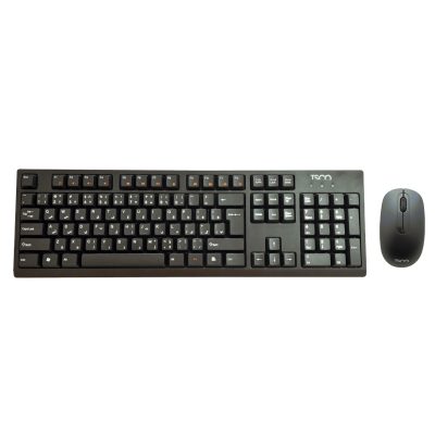 کیبورد و موس بی سیم تسکو مدل TKM 7019W | مشکی | گارانتی 12 ماهه توسن سیستم