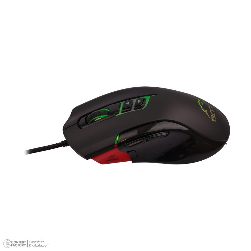 کیبورد گیمینگ تسکو مدل GKM 8205 به همراه موس، Full-size، نورپردازی RGB | مشکی | گارانتی 12 ماهه توسن سیستم
