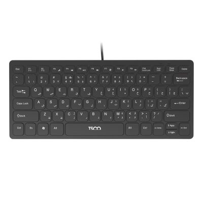کیبورد تسکو مدل TK 8037، سوییچ ممبران، Tenkeyless | مشکی | گارانتی 12 ماهه توسن سیستم