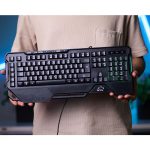 کیبورد گیمینگ تسکو مدل GK 8126، سوییچ ممبران، Full-Size، نورپردازی RGB | مشکی | گارانتی 12 ماهه توسن سیستم