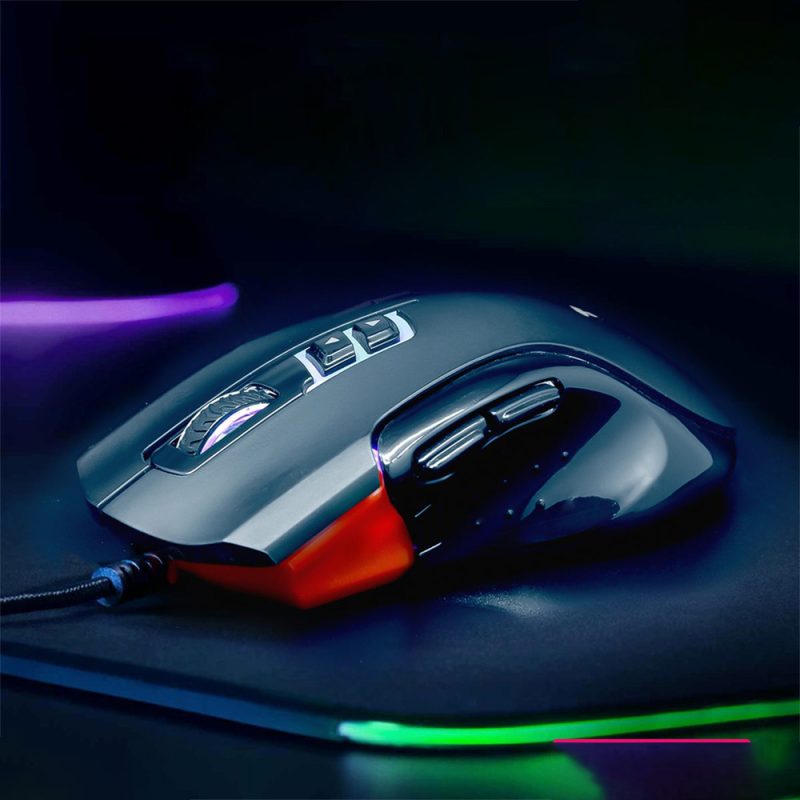 کیبورد گیمینگ تسکو مدل GKM 8205 به همراه موس، Full-size، نورپردازی RGB | مشکی | گارانتی 12 ماهه توسن سیستم