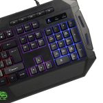 کیبورد گیمینگ تسکو مدل TK 8124، سوییچ ممبران، Full-Size، نورپردازی RGB LED | مشکی | گارانتی 12 ماهه توسن سیستم