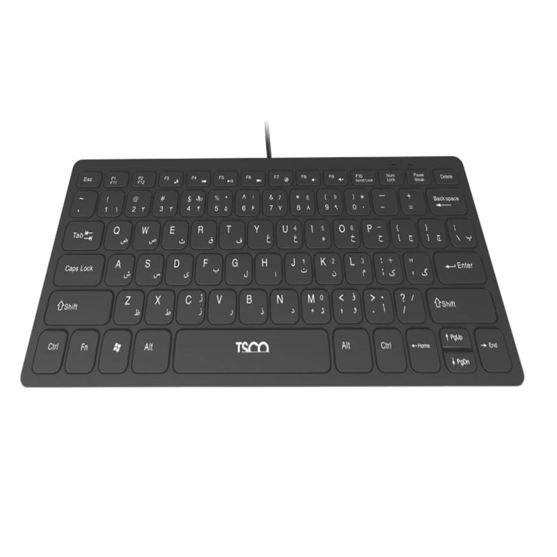 کیبورد تسکو مدل TK 8037، سوییچ ممبران، Tenkeyless | مشکی | گارانتی 12 ماهه توسن سیستم