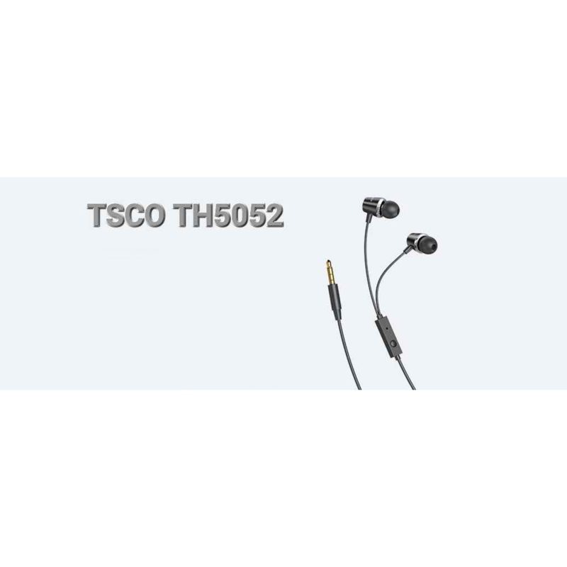 هندزفری تسکو مدل TH 5052 | مشکی | گارانتی 12 ماهه توسن سیستم