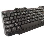 کیبورد تسکو مدل TK 8019، سوئیچ ممبران، Full-size، نورپردازی LED RGB | مشکی | گارانتی 12 ماهه توسن سیستم