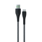 کابل تبدیل USB به USB-C تسکو مدل TCC201 طول 1 متر‎ | مشکی | گارانتی 12 ماهه توسن سیستم
