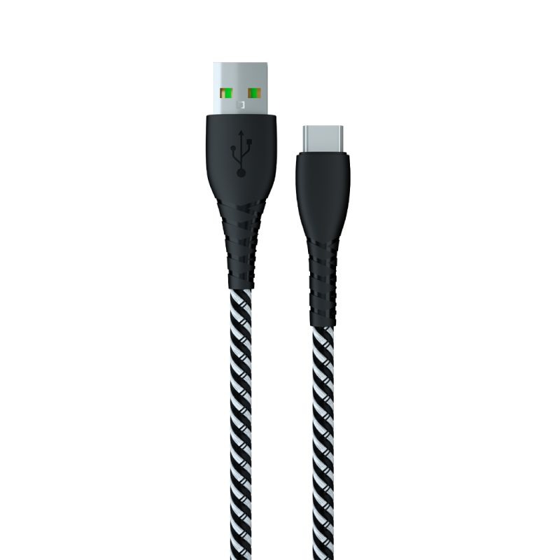 کابل تبدیل USB به USB-C تسکو مدل TCC201 طول 1 متر‎ | مشکی | گارانتی 12 ماهه توسن سیستم