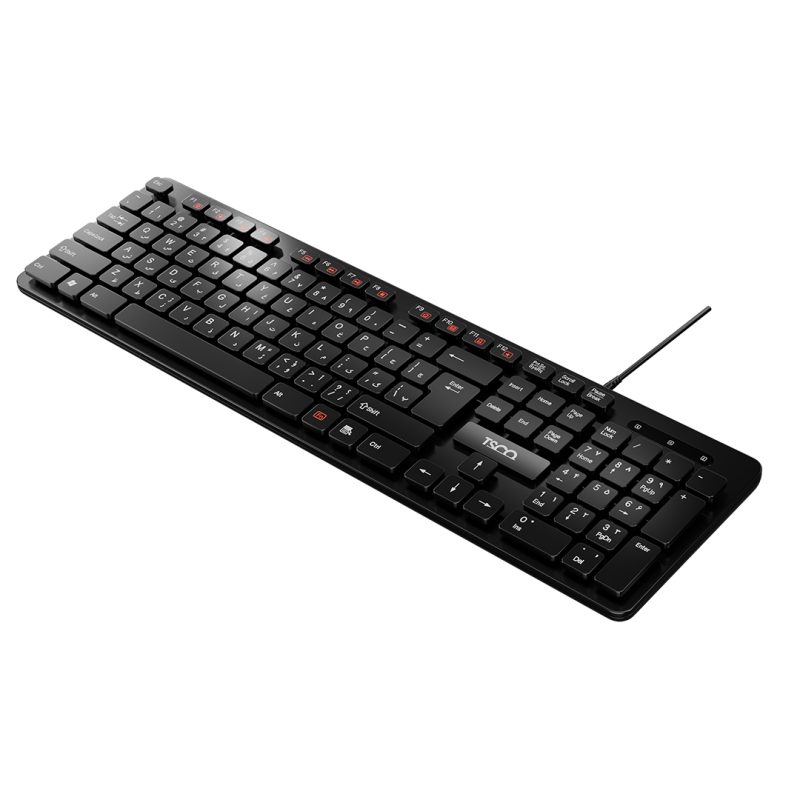 کیبورد تسکو مدل TK 8045 | مشکی | گارانتی 12 ماهه توسن سیستم