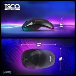 ماوس بی سیم تسکو مدل TM 692 | مشکی | گارانتی 6 ماهه توسن سیستم