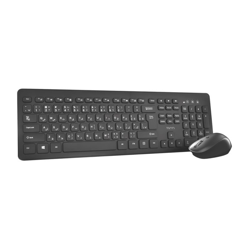 کیبورد و ماوس تسکو مدل TKM 7011WN سوئیچ ممبران، Full-Size | مشکی | گارانتی 12 ماهه توسن سیستم
