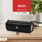 اسپیکر بلوتوثی قابل حمل تسکو مدل TS 23004 | مشکی | گارانتی 12 ماهه توسن سیستم