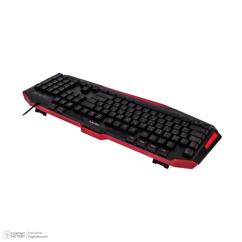 کیبورد گیمینگ تسکو مدل GKM 8205 به همراه موس، Full-size، نورپردازی RGB | مشکی | گارانتی 12 ماهه توسن سیستم