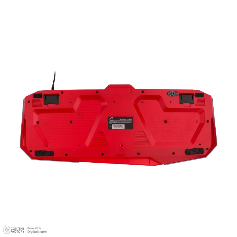 کیبورد گیمینگ تسکو مدل GKM 8205 به همراه موس، Full-size، نورپردازی RGB | مشکی | گارانتی 12 ماهه توسن سیستم