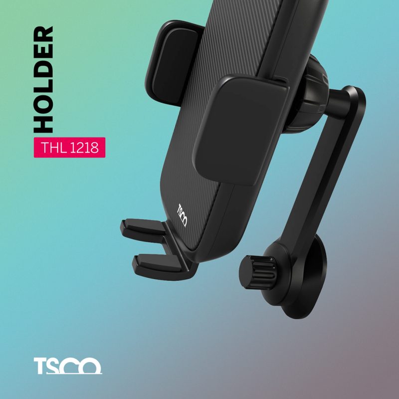 نگهدارنده گوشی موبایل تسکو مدل THL 1218 | مشکی | گارانتی 12 ماهه توسن سیستم