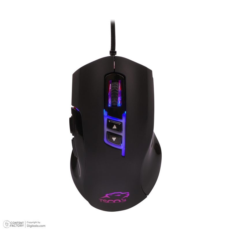 کیبورد گیمینگ تسکو مدل GKM 8205 به همراه موس، Full-size، نورپردازی RGB | مشکی | گارانتی 12 ماهه توسن سیستم