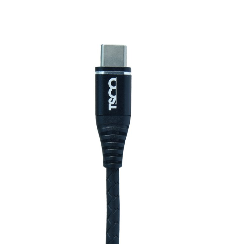 کابل تبدیل USB به USB-C تسکو مدل TCC 701 طول 1 متر | مشکی | گارانتی 12 ماهه توسن سیستم