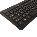کیبورد و ماوس تسکو مدل TKM 7011WN سوئیچ ممبران، Full-Size | مشکی | گارانتی 12 ماهه توسن سیستم
