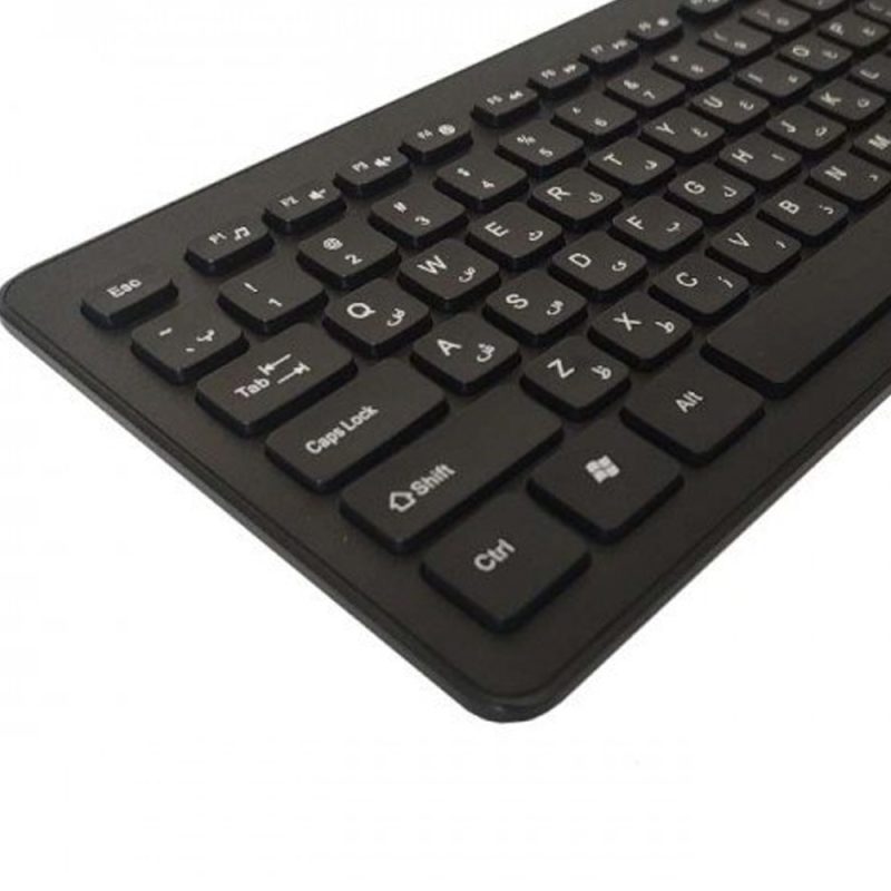 کیبورد و ماوس تسکو مدل TKM 7011WN سوئیچ ممبران، Full-Size | مشکی | گارانتی 12 ماهه توسن سیستم