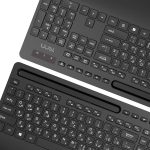کیبورد و ماوس بی سیم تسکو مدل TKM 7025W | مشکی | گارانتی 12 ماهه توسن سیستم