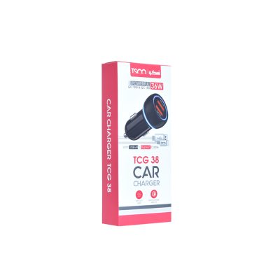 شارژر فندکی 20 وات تسکو مدل TCG 38 | مشکی | گارانتی 12 ماهه توسن سیستم