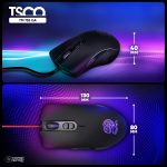 ماوس مخصوص بازی تسکو مدل TM 755 GA | مشکی | سرویس ویژه دیجی کالا: 7 روز تضمین بازگشت کالا
