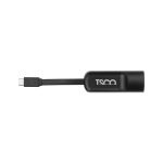 مبدل usb-c به LAN تسکو مدل TLAN 212 | مشکی | گارانتی 12 ماهه توسن سیستم