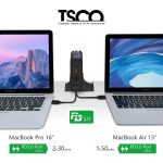 آداپتور شارژ 150 وات تسکو مدل TTC 69 به همراه کابل پاور AC | مشکی | گارانتی 12 ماهه توسن سیستم