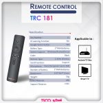 ریموت کنترل تسکو مدل TRC 181 | گارانتی 12 ماهه توسن سیستم